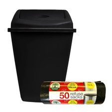 Large Kitchen Bin 50L with 50L