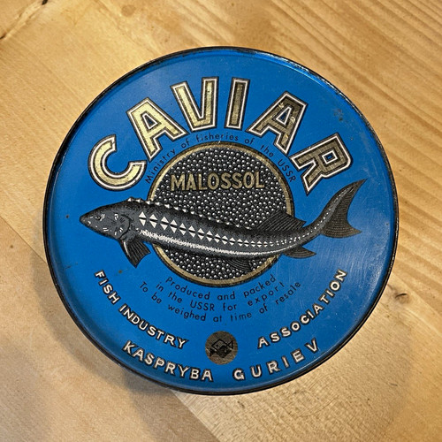 Caviar blue tin kaspryba - blue,