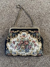 Vintage floral Tapestry Purse