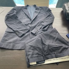 Saville Row Inspired Men's Navy Suit