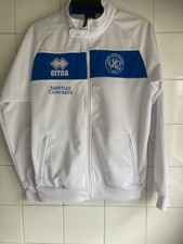 X Small Queens Park Rangers Errea White Tracksuit Top Rare Football Vintage