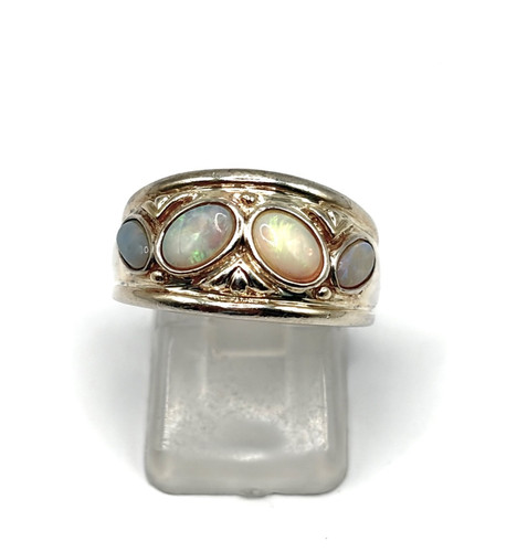 Sterling silver white - white, fire