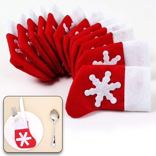Christmas cutlery holders - christmas,