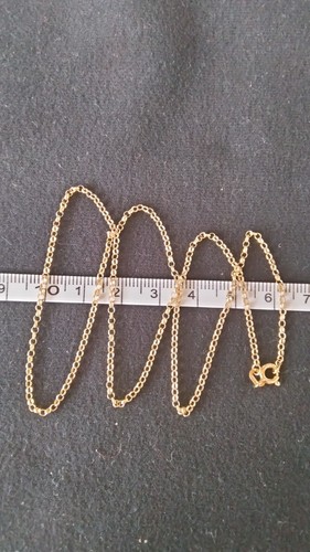 9ct gold belcher chain - gold,