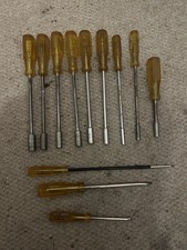 12 x Vintage Original Steadfast Nut Spinners ( Mainly BA) Screwdrivers Job Lot 