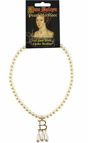 Anne boleyn faux - faux, pearl