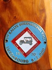 vintage enamel car badge
