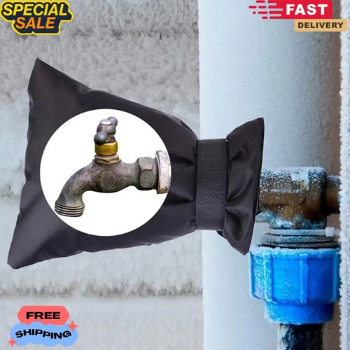 Outside tap cover winter frost - tap,