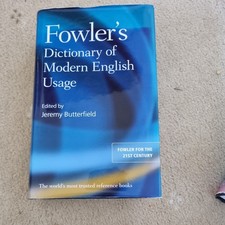 Fowler's Dictionary of Modern