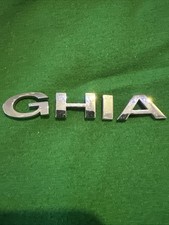 Ford Ghia Car Letters Badge