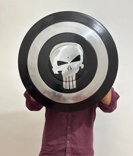 Steel punisher skull shield - punisher,