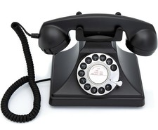 Vintage Retro Reproduction ProTelX GPO 200 Dial Telephone - Black ?