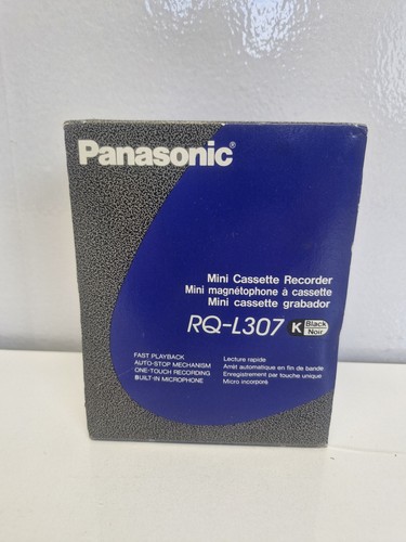Boxed panasonic l307 mini - boxed, rq-l307