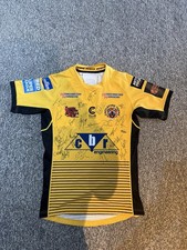 Castleford Tigers 2021 Home Shirt Gareth O’Brien matchworn and full squad signed