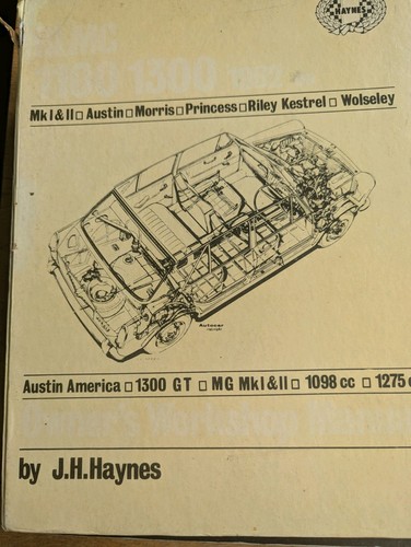 Austin 1100 1300 haynes manual - haynes,