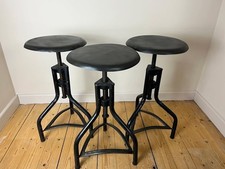 vintage factory stools