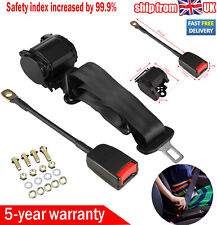 4M Universal 3 Point Inertia Seat Belt with 30cm wire buckle - Car, Van, Coach