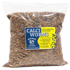 Walter Products Calci Worms Bags and Tubs for Birds, Rodents, Hedgehogs