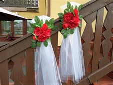 5 pcs Wedding Pew Ends