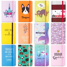 Kids Pocket Notebook Pocket Hardback Lined Notepad School Girl Boy Diary Unicorn