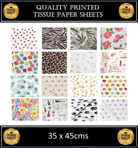 Patterned print tissue paper - patterned,