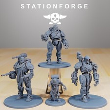 Wargames Compatible - Scavenger Mechanic Robot Droids, Mech Division (3 models)