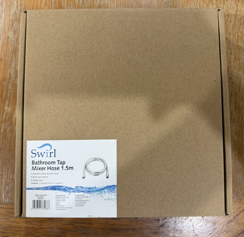 Swirl shower hose - swirl, black