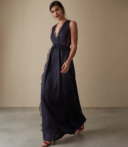 Reiss odette lace detail maxi - lace,