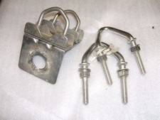 stainless steel u bolts + stanchion bracket