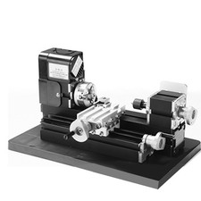 Z8000M 24W 20000rpm 8 In 1 Mini Metal Lathe Machine Lathe Kit Power Cord