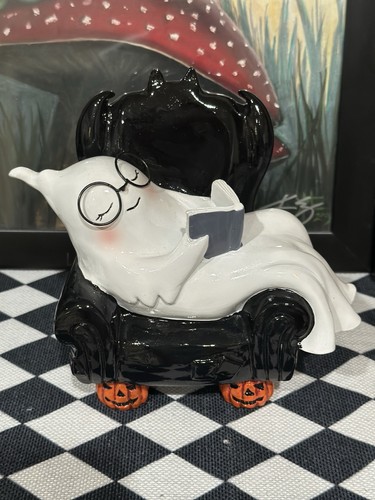 Halloween ceramic ghost - halloween,