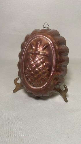 Small vintage copper pineapple - small,