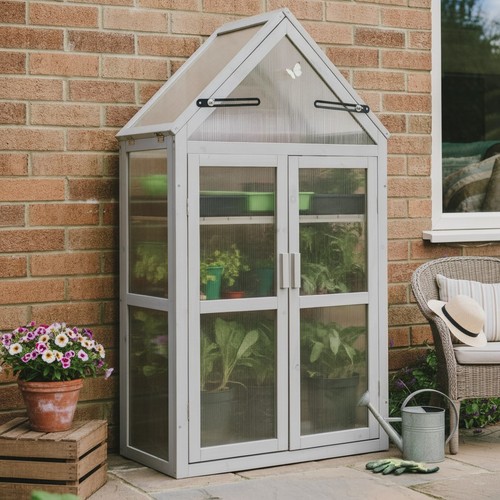 Grow house solid - solid, dove
