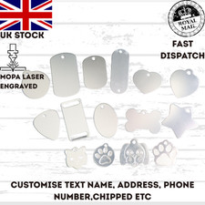 Dog Tag Silver Engraved