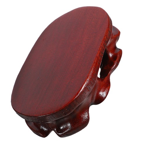 Chinese flower pot stand - flower, oval
