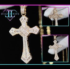 Gold Diamond Cross Pendant |