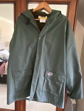 Sioen Flexothane Classic Waterproof Jacket - Green XXL With Warm Fleece Lining