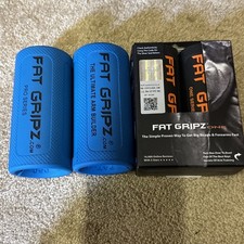 Fat Gripz Original Blue & Fat Gripz One Black - Exercise Arm Builders Little Use