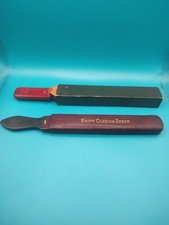 Kropp Vintage Cut Throat Razor Cushion Strop X 2 French AMA 101 Barber Vintage