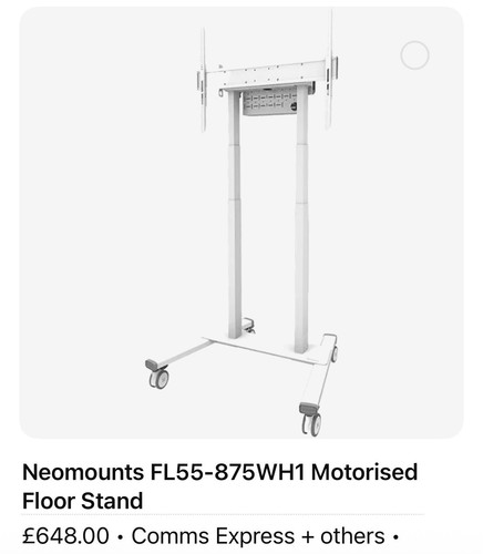 Neomounts motorised floor - tv,