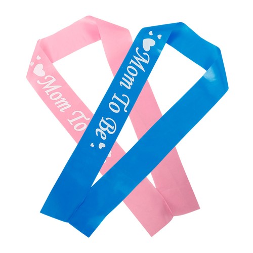 2pcs mommy party sashes - be,