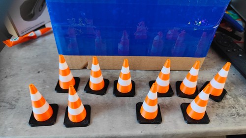 10th scale traffic cones - 1/10th,