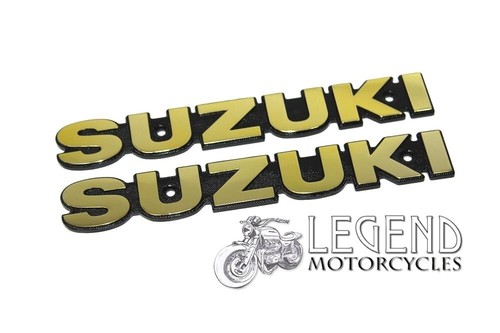 Genuine suzuki tank badges - 2,