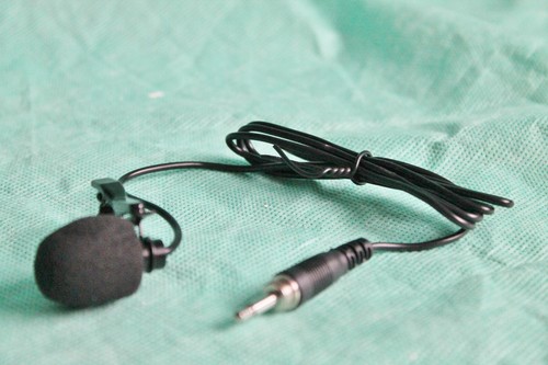 Tie clip microphone with 5mm - tie,