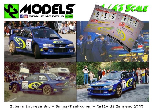 Rally decal set - 1/43,