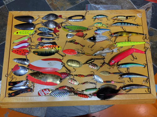 Vintage fishing lures spoons - vintage,