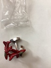 Chrome & Red Plane Cufflinks. Cuffs And Co. NEW