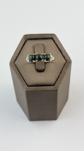Black opal and - and, 9ct