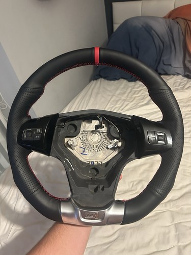Vxr steering wheel - wheel, restiched