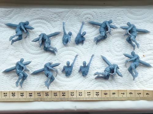 Resin miniatures corpse